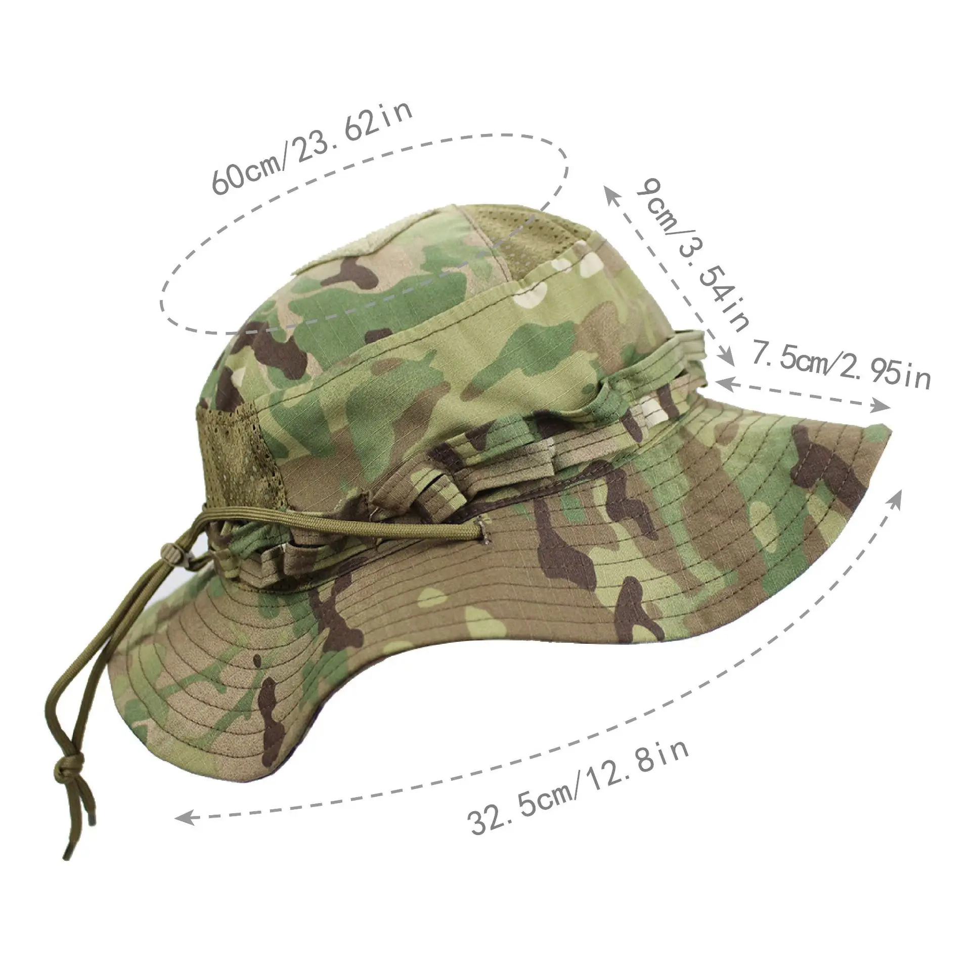 New Tactical Camouflage Boonie - Boonie Hat Tactical บทวิจารณ์และราคา