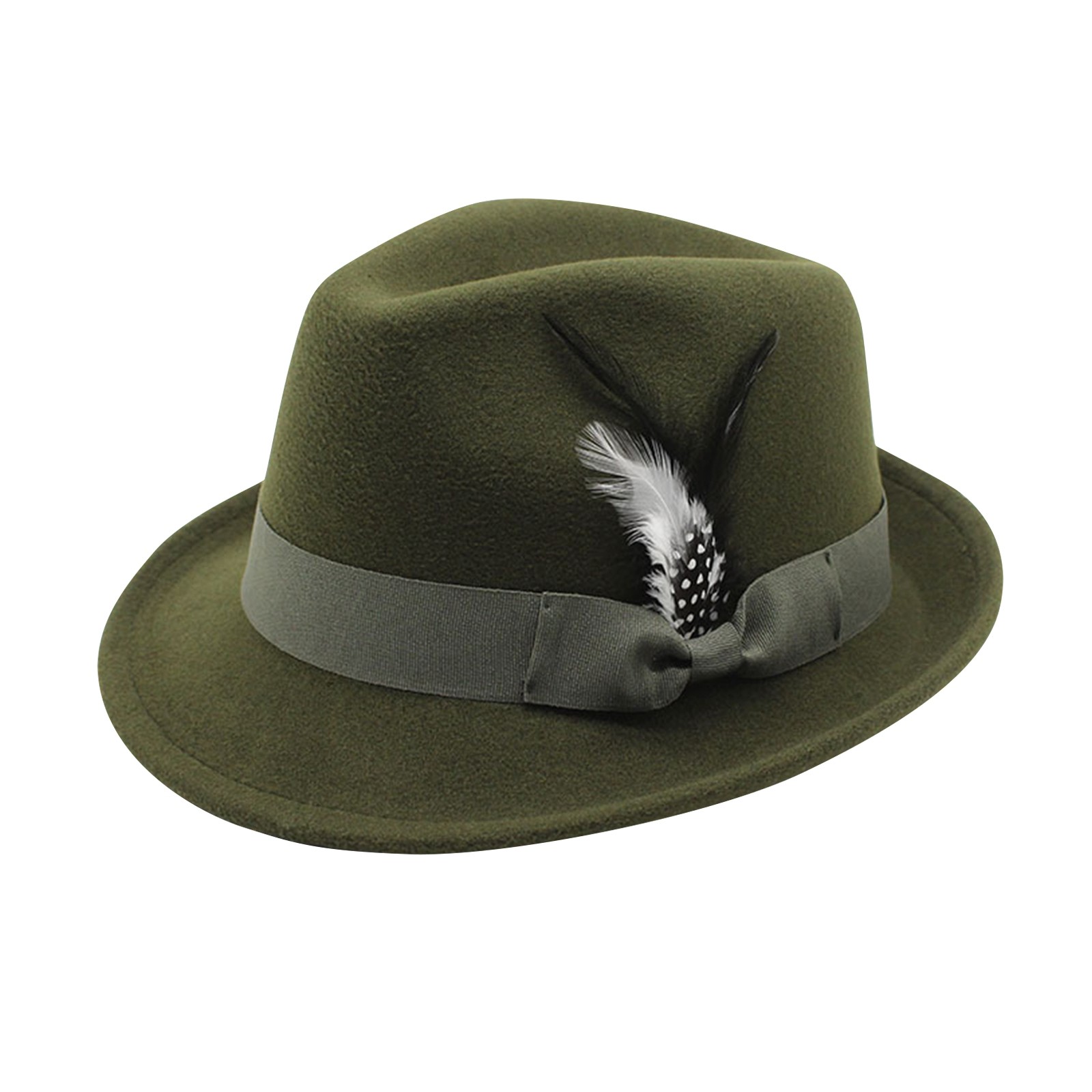 Vintage Fedora Hat Women Men T - Fedora Hat Wool บทวิจารณ์และราคา