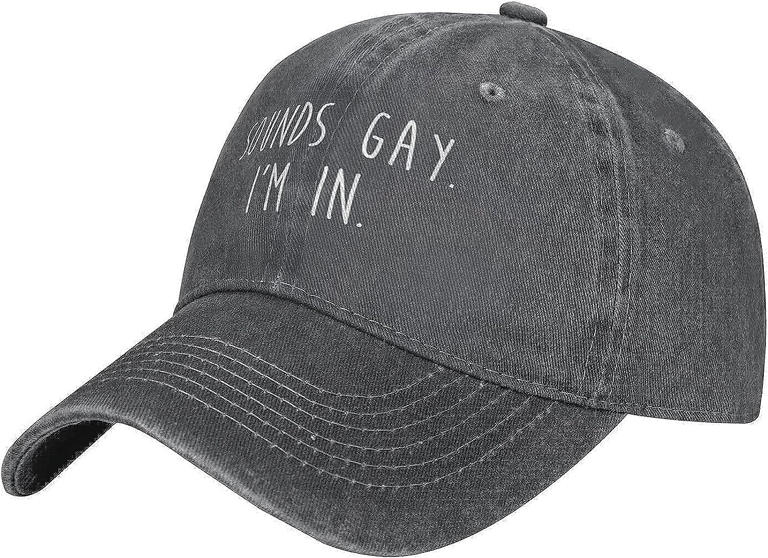Hat Funny Gay Sounds Gay I'm i - Golf Cap Dad บทวิจารณ์และราคา
