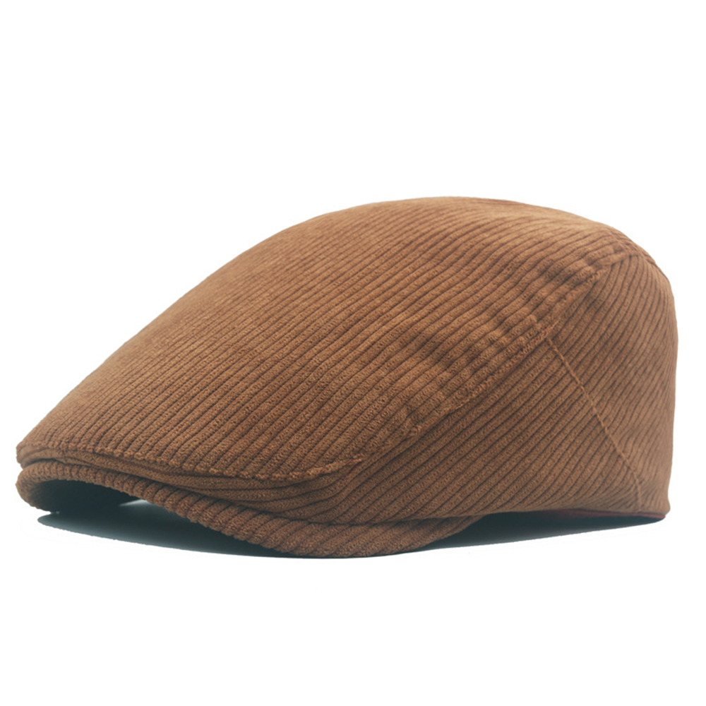 New Beret Corduroy Ivy Cap Hat - Newsboy Cap Ivy บทวิจารณ์และราคา