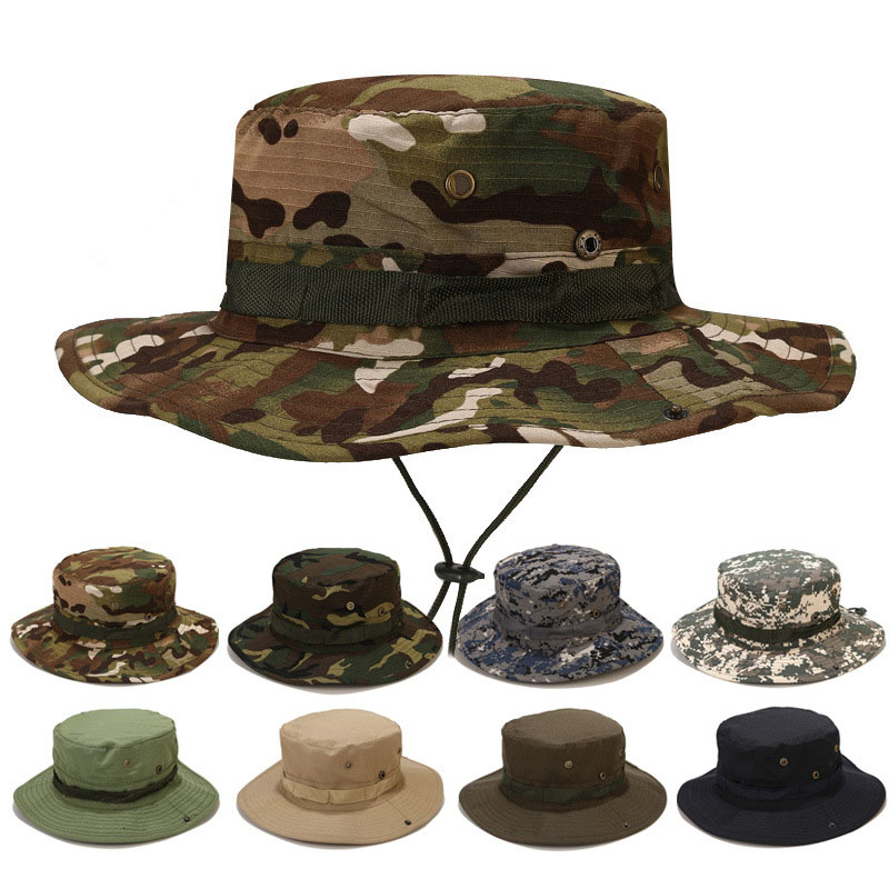 Tactical Camouflage Fishing Ca - Boonie Hat Tactical บทวิจารณ์และราคา
