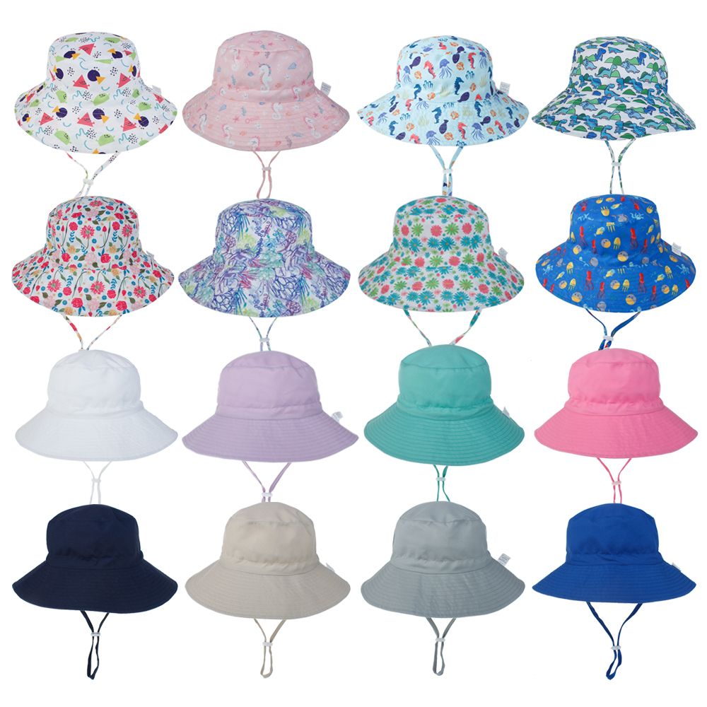 Summer Boys Girls Neck Ear Cov - Sun Hat Wide Brim บทวิจารณ์และราคา