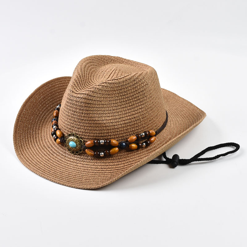 Straw Western Cowboy Hat For W - Cowboy Hat Straw บทวิจารณ์และราคา