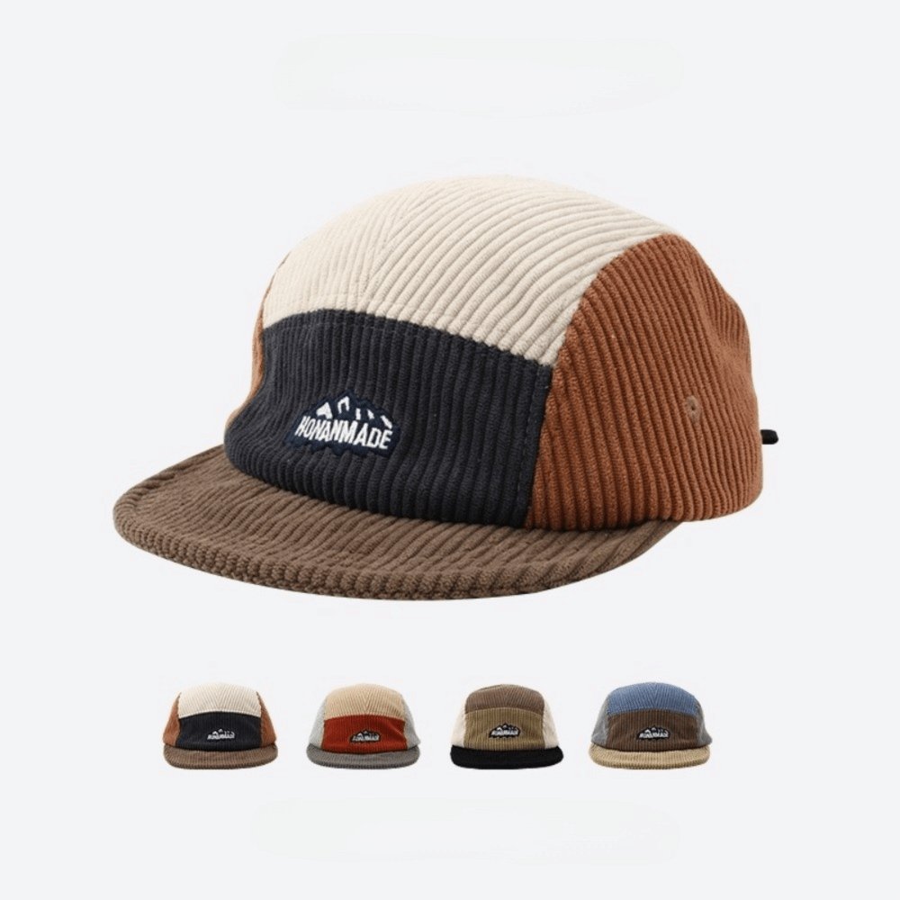 Retro Corduroy Baseball Cap Ja - Corduroy Cap 5 Panel บทวิจารณ์และราคา