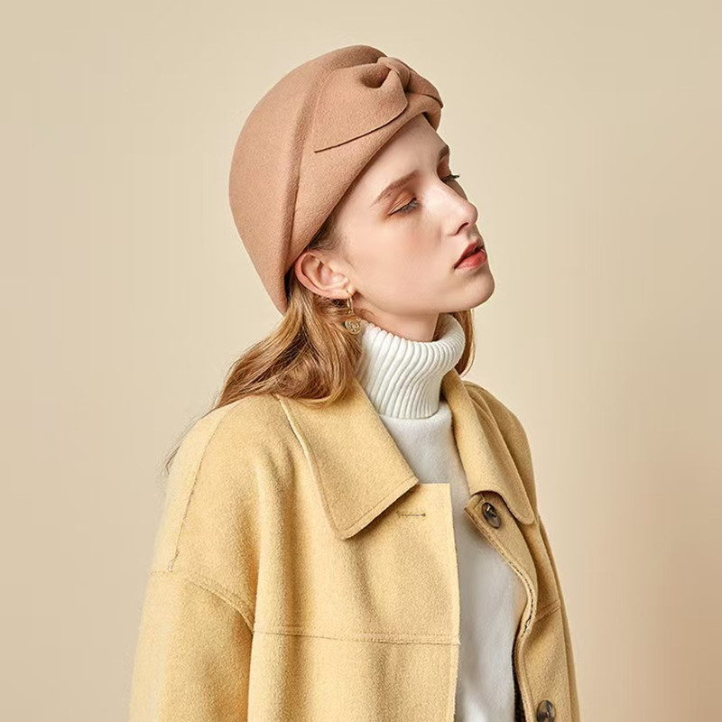 wool Vintage Warm Wool Winter  - Beret French Wool บทวิจารณ์และราคา