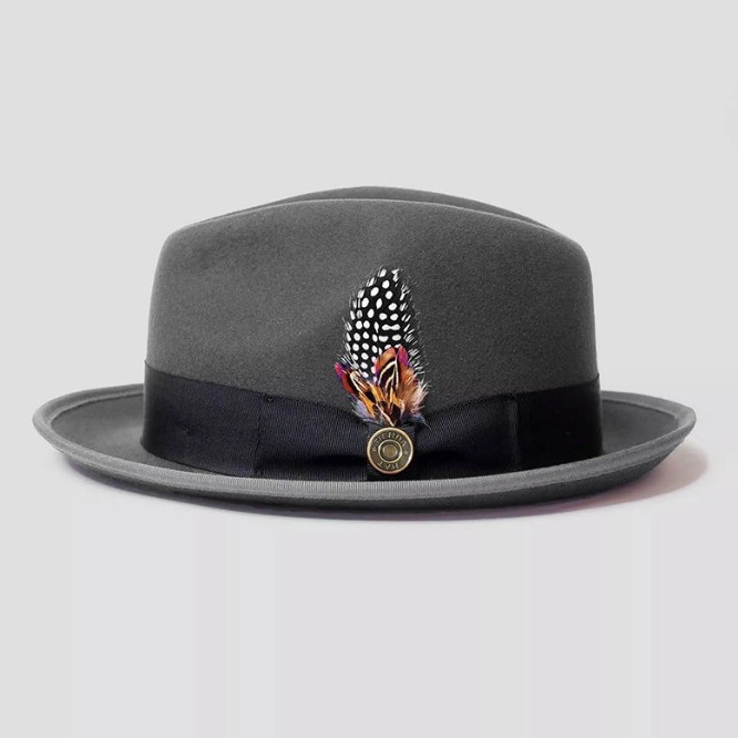 Retro 100% Wool Fedoras Hats M - Fedora Hat Wool บทวิจารณ์และราคา