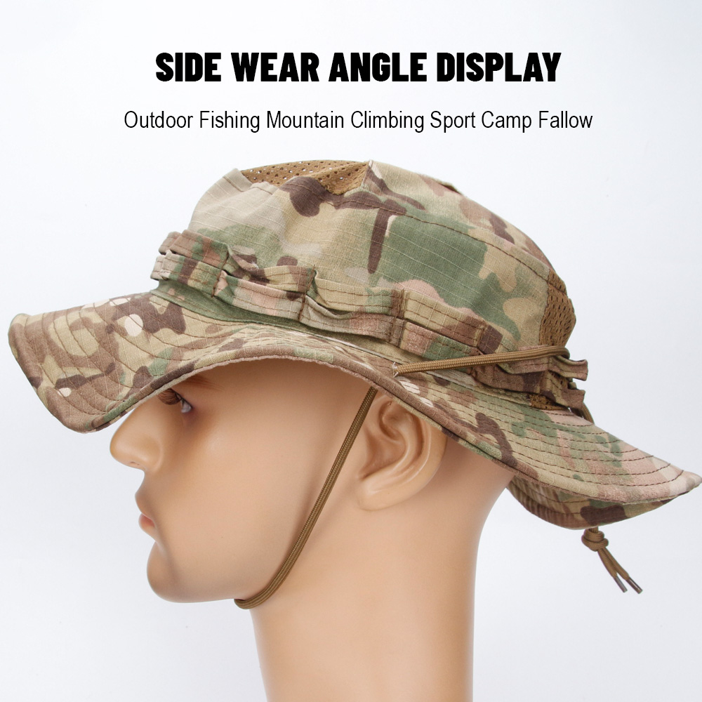 Tactical Camo Boonie Hat UPF 5 - Boonie Hat Tactical บทวิจารณ์และราคา