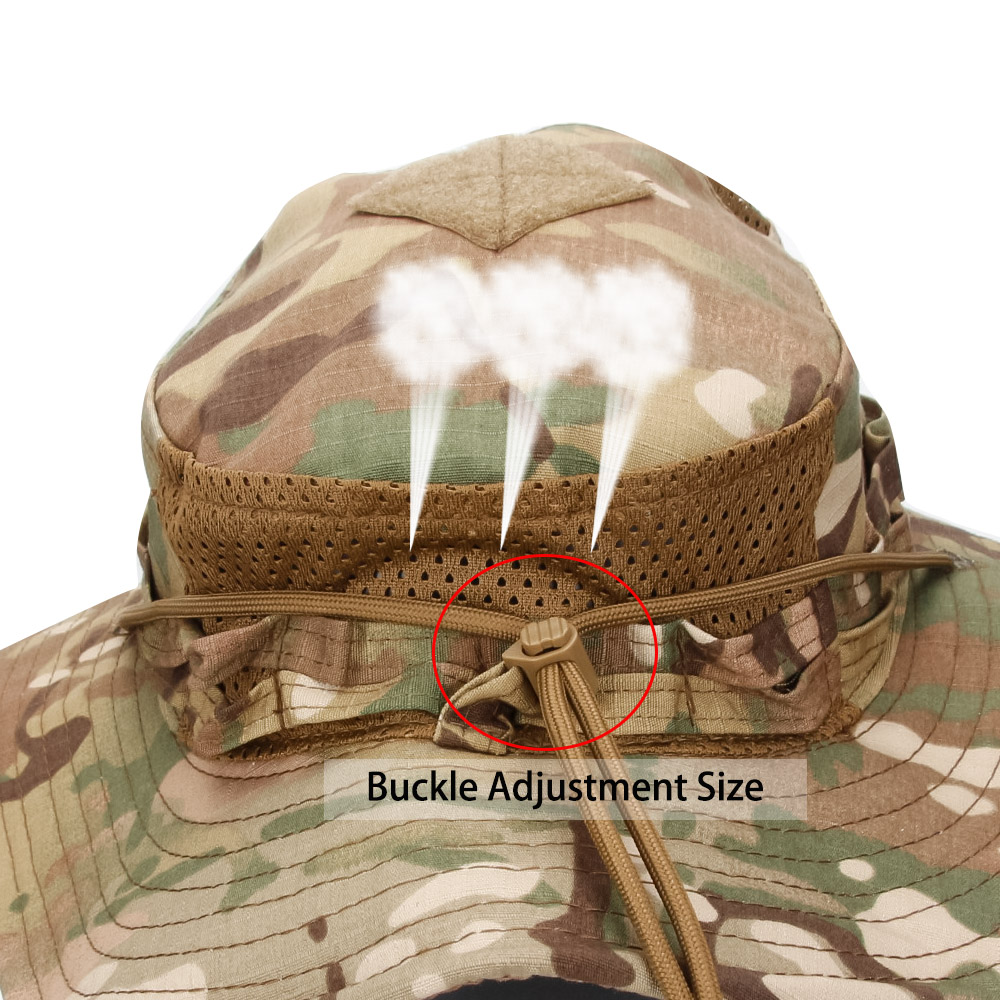 Tactical Camo Boonie Hat UPF 5 - Boonie Hat Tactical บทวิจารณ์และราคา