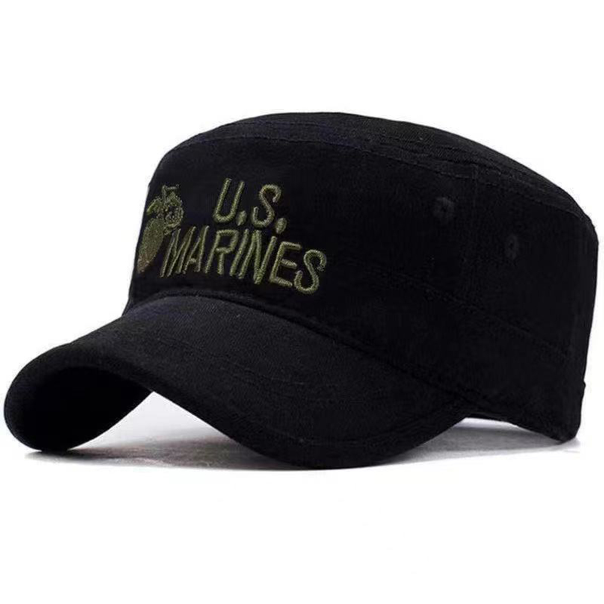 Unisex US MARINES Letter Embro - Snapback Hat Flat บทวิจารณ์และราคา