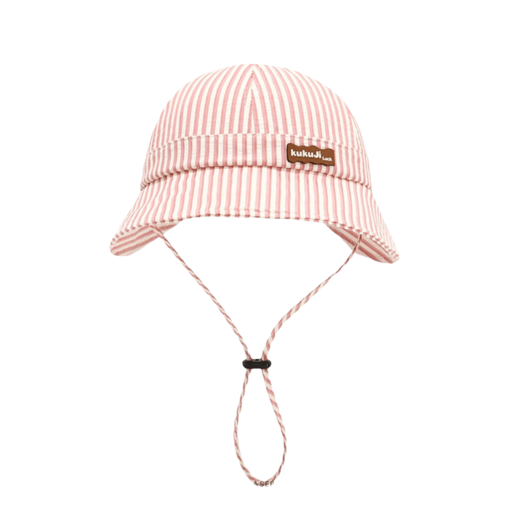 New Striped Baby Bucket Hat Ad - Bucket Hat Cotton บทวิจารณ์และราคา