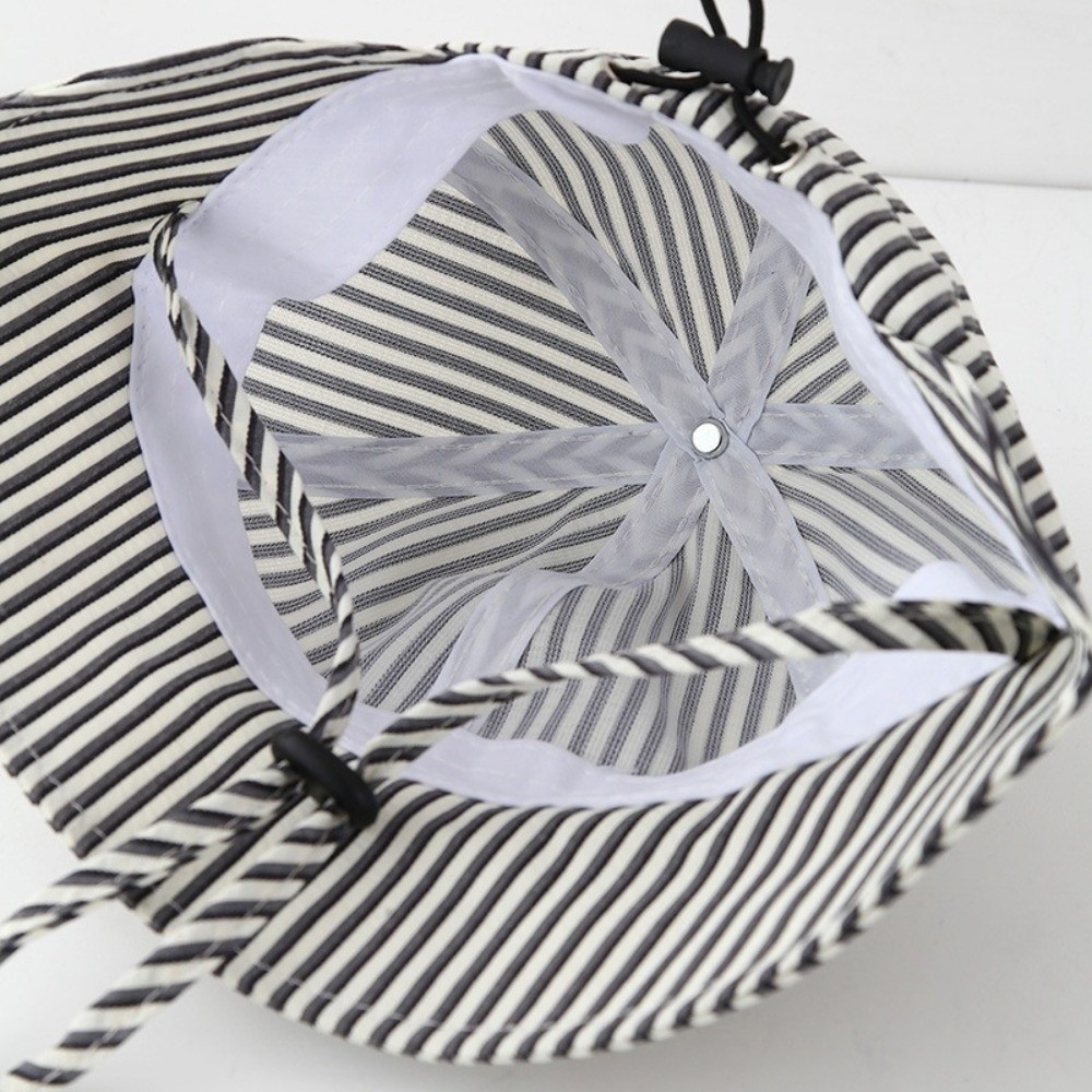 New Striped Baby Bucket Hat Ad - Bucket Hat Cotton บทวิจารณ์และราคา