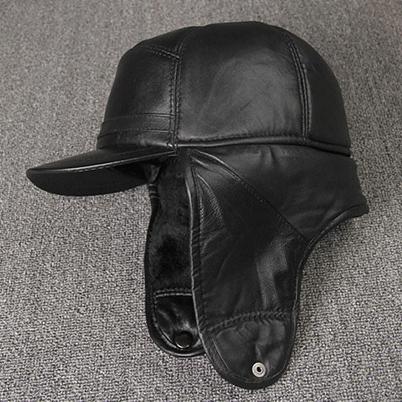 SILOQIN Men's Genuine Leather  - Winter Trapper Hat บทวิจารณ์และราคา