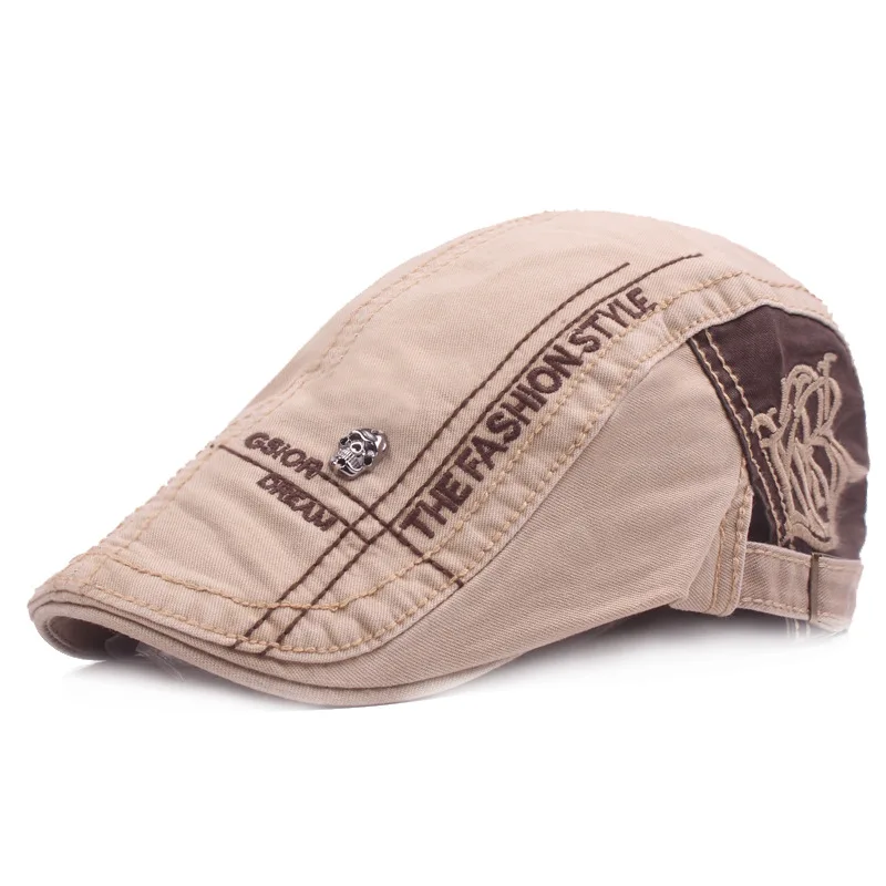 Fashion Letter Beret Hat Men S - Newsboy Cap Ivy บทวิจารณ์และราคา
