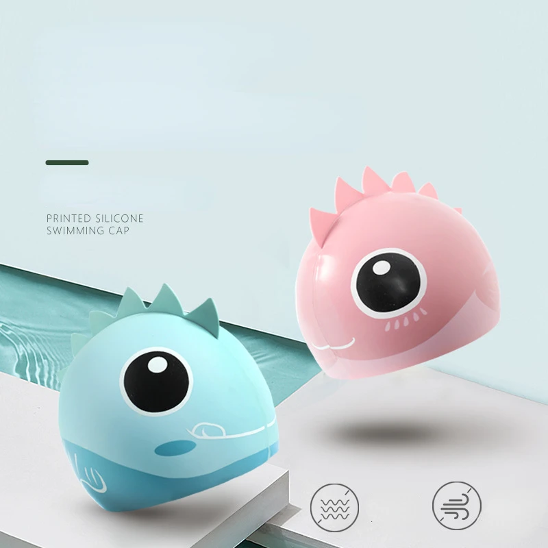 Cartoon Cute Fish Shark Silico - Swim Hat Silicone บทวิจารณ์และราคา
