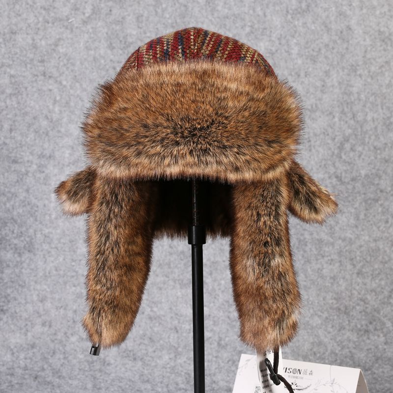 B-8433 Man Bomber Hat Rex Rabb - Trapper Hat Ear Flap บทวิจารณ์และราคา