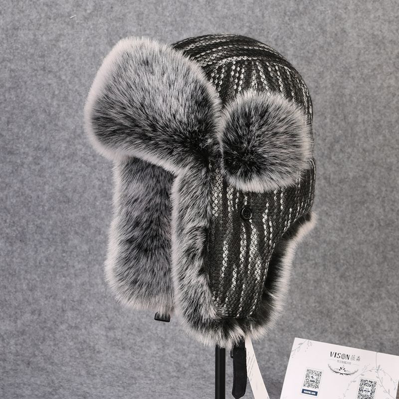 B-8433 Man Bomber Hat Rex Rabb - Trapper Hat Ear Flap บทวิจารณ์และราคา