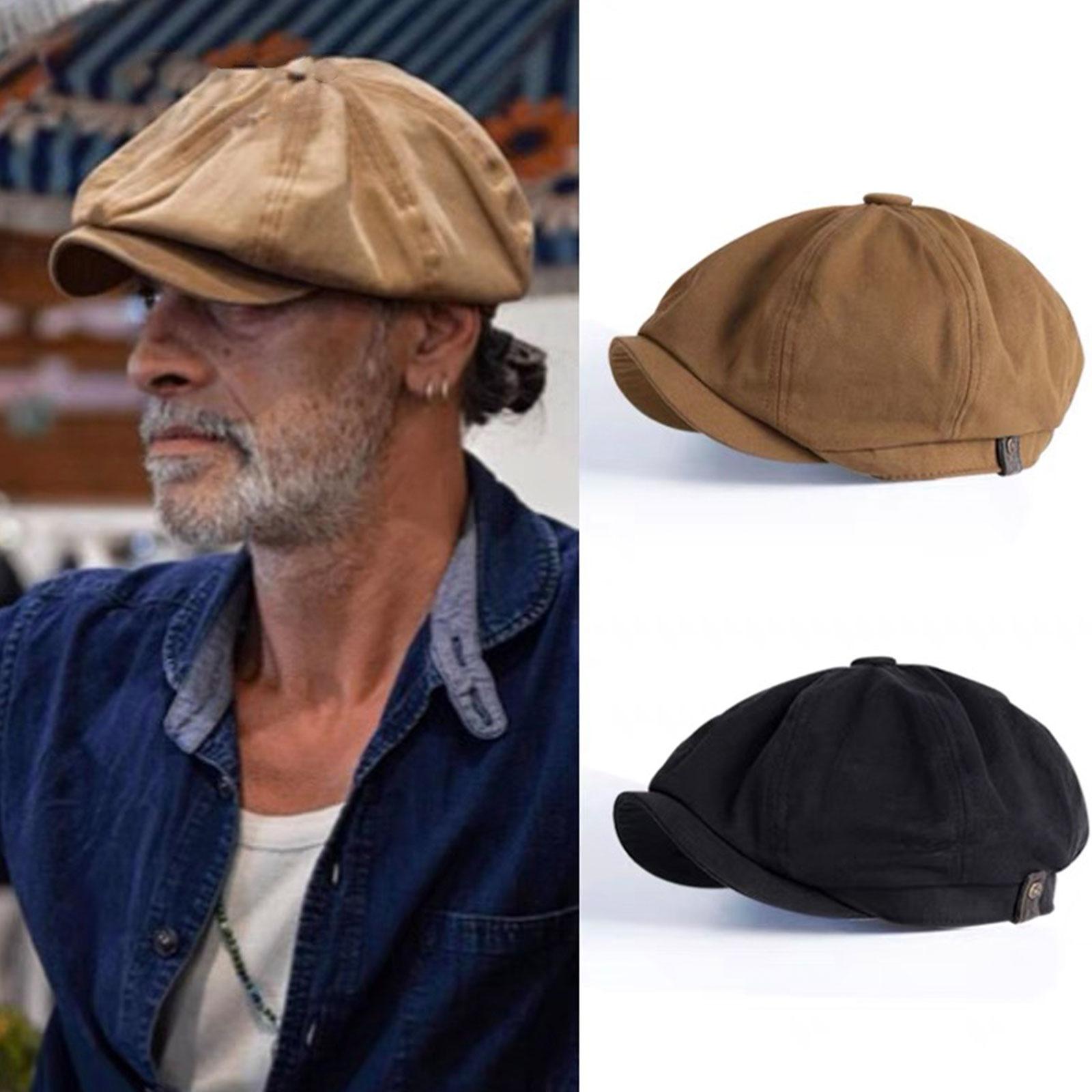 British Style Newsboy Men Cott - Dad Hat Cotton บทวิจารณ์และราคา