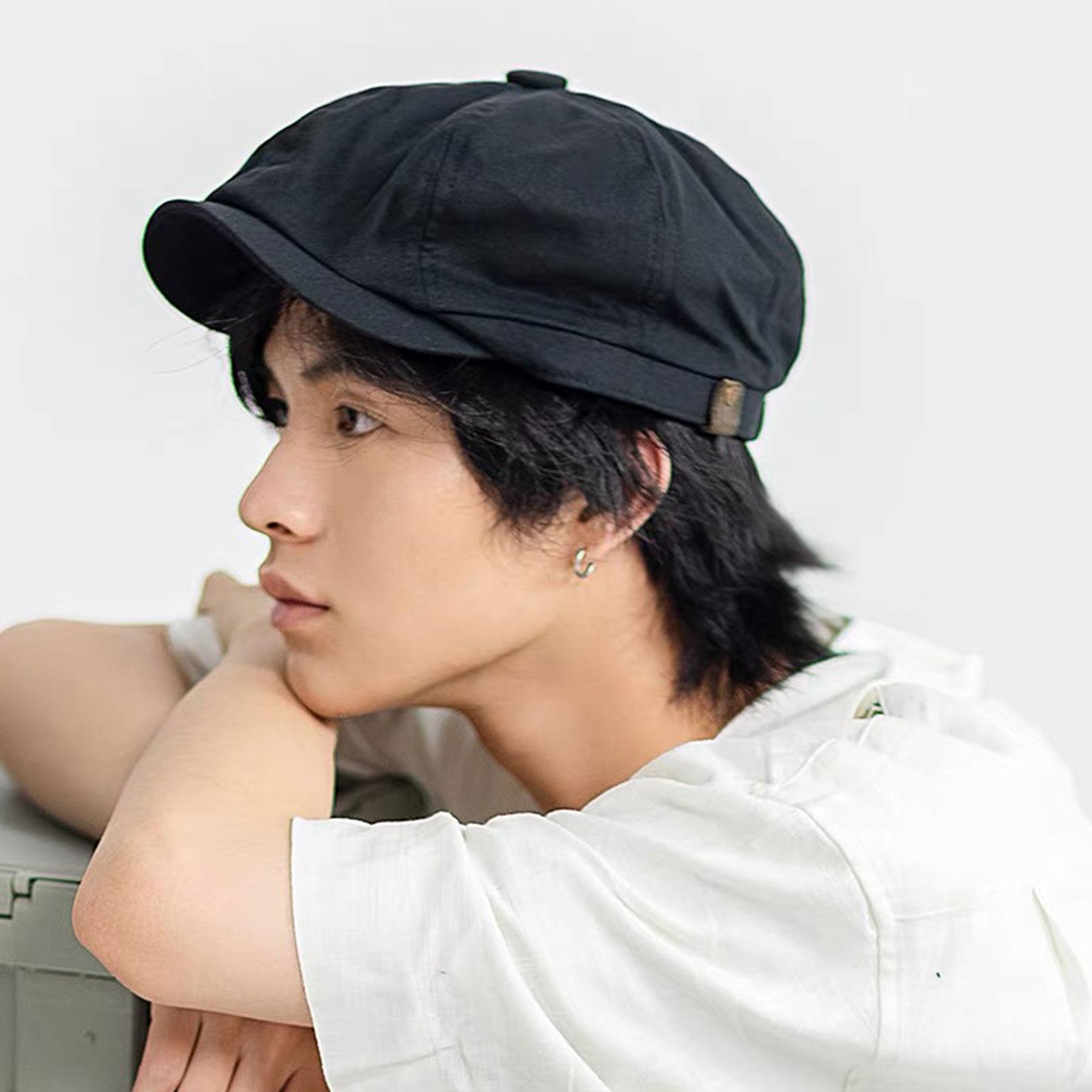 British Style Newsboy Men Cott - Dad Hat Cotton บทวิจารณ์และราคา
