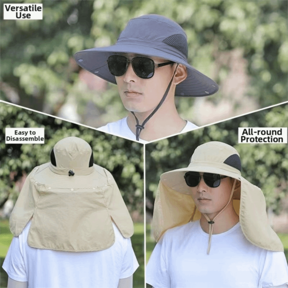Breathable Cloth Men Sun Hat N - Bucket Hat Cotton บทวิจารณ์และราคา