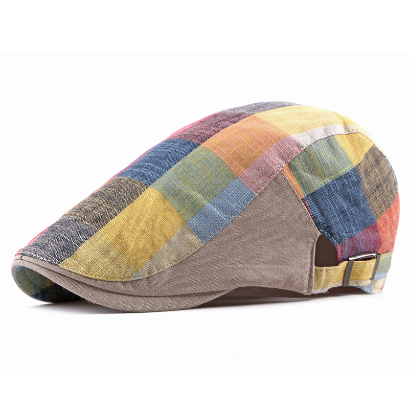 Unisex Cotton Plaid Newsboy Be - Newsboy Cap Ivy บทวิจารณ์และราคา