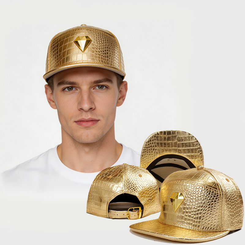 New Gem Leather Baseball Cap M - Baseball Cap Structured บทวิจารณ์และราคา