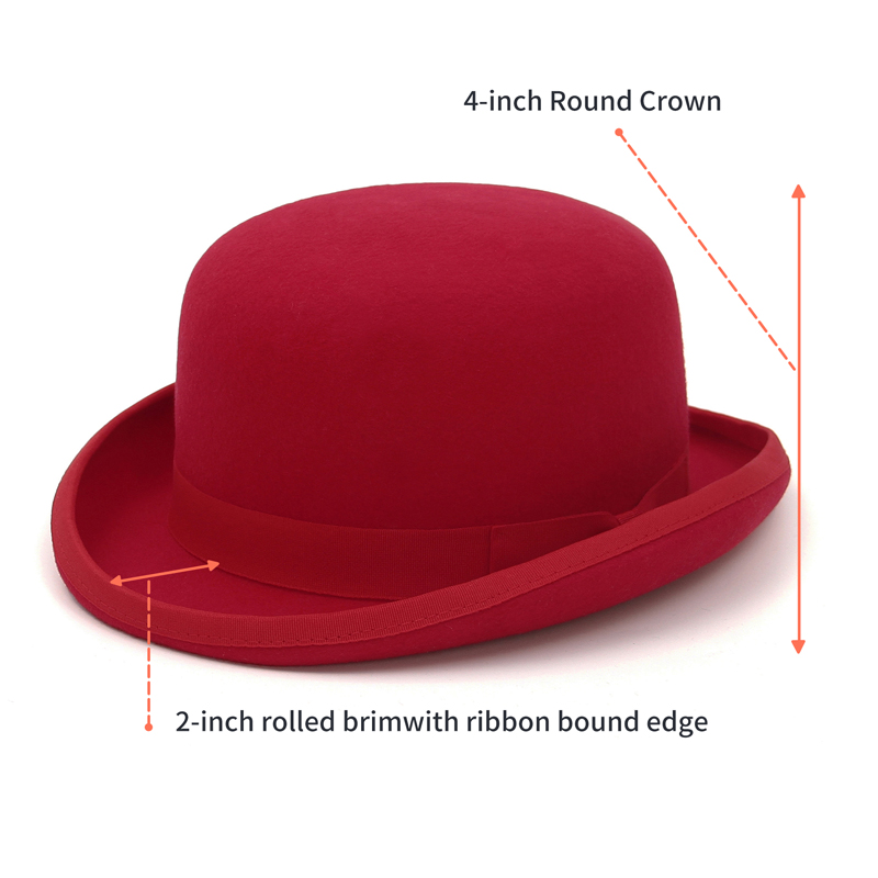 GEMVIE 100% Wool Felt Derby Ha - Fedora Hat Wool บทวิจารณ์และราคา