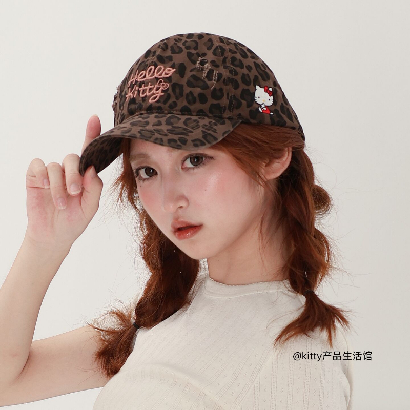 New Sanrio Leopard Bucket Hat  - Visor Sun Hat บทวิจารณ์และราคา