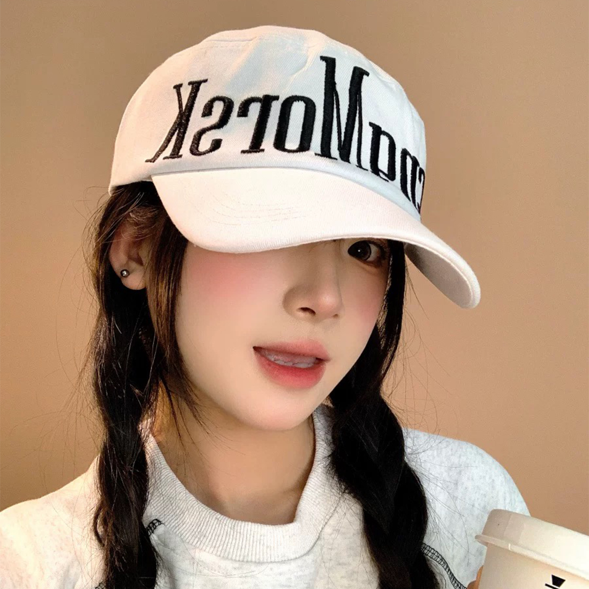 Flat Top Letter Embroidery Bas - Snapback Hat Flat บทวิจารณ์และราคา