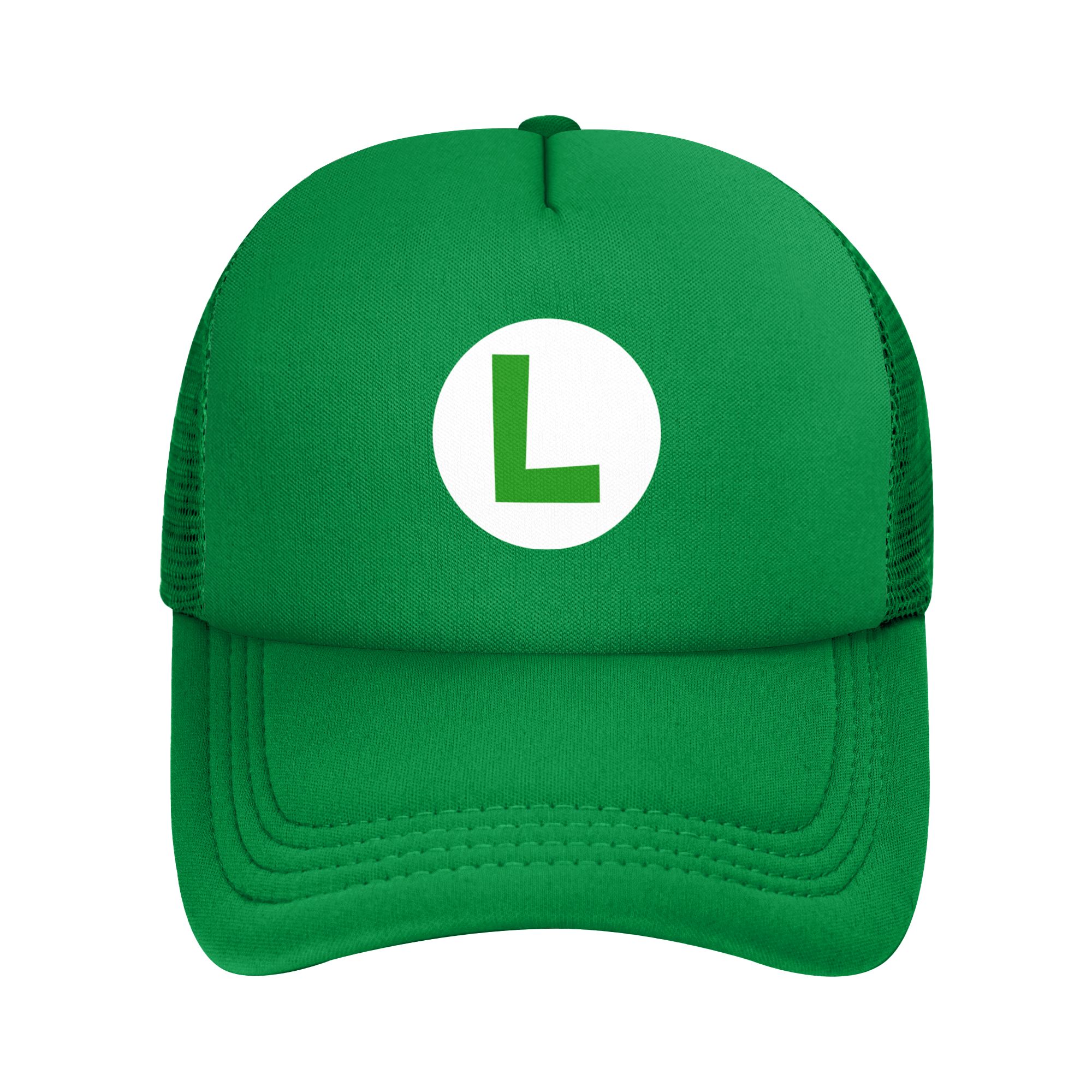 green L red m marioes Luigis F - Trucker Cap Mesh บทวิจารณ์และราคา