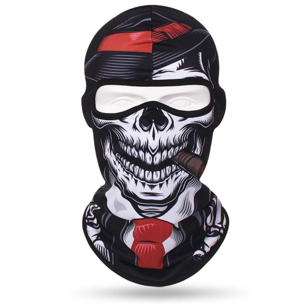 Helmet Liner Skull Print Wind  - Skull Cap Helmet Liner บทวิจารณ์และราคา